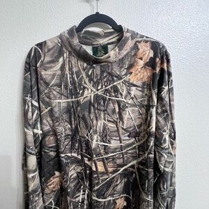 Woodland Camouflage Long Sleeve Shirt